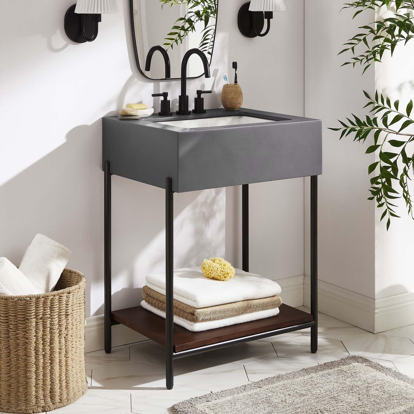 Etch 24" Bathroom Vanity with Sink by Modway FredCo