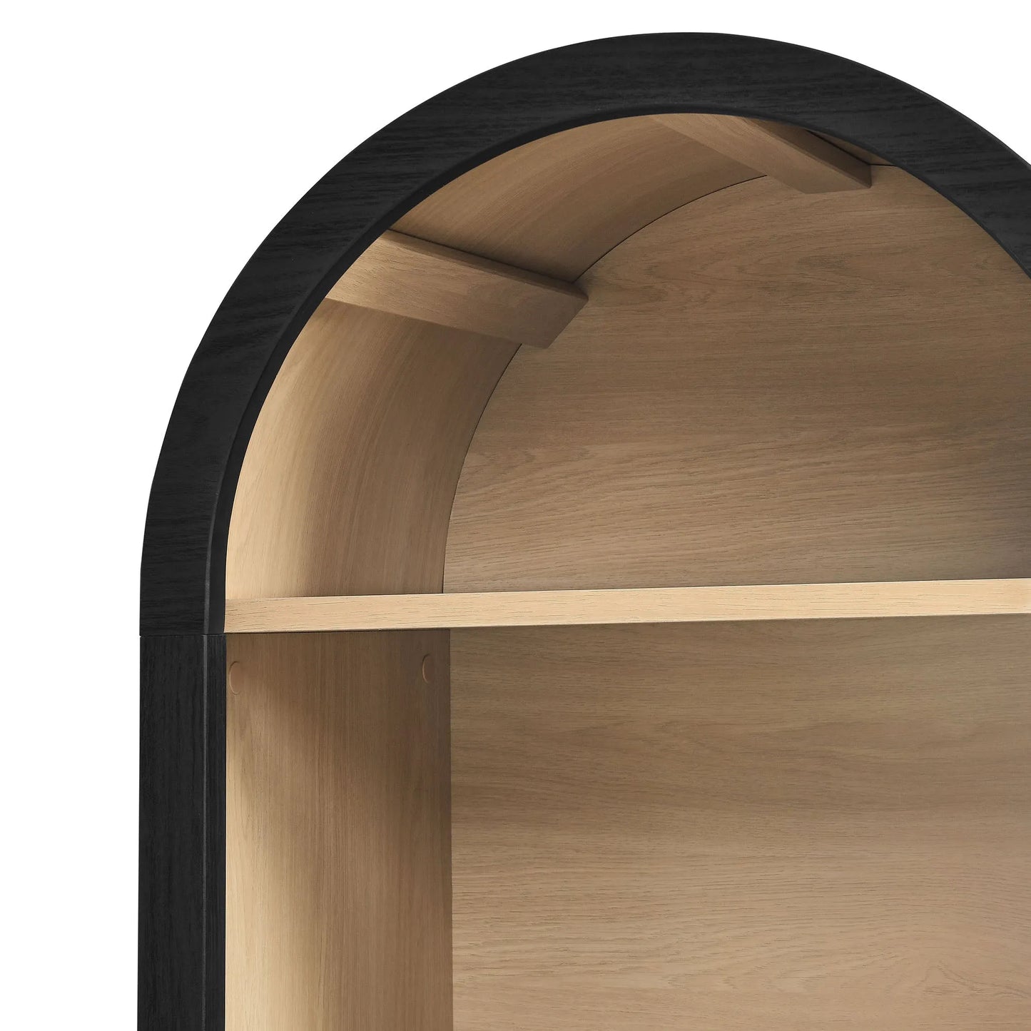 Evie Arched Narrow Bookcase Display Cabinet by Modway EEI-7201 FredCo