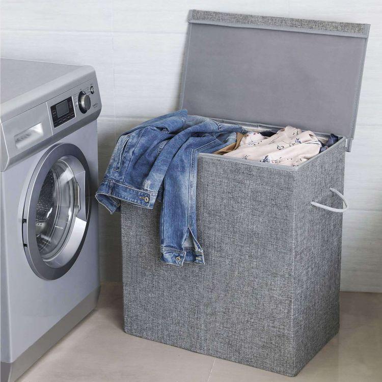 Fabric Double Laundry Hamper FredCo