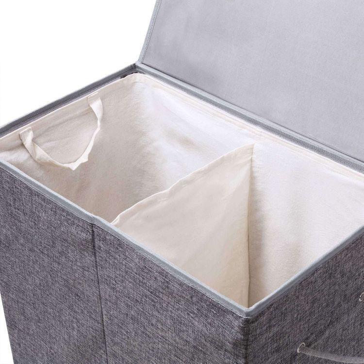 Fabric Double Laundry Hamper FredCo