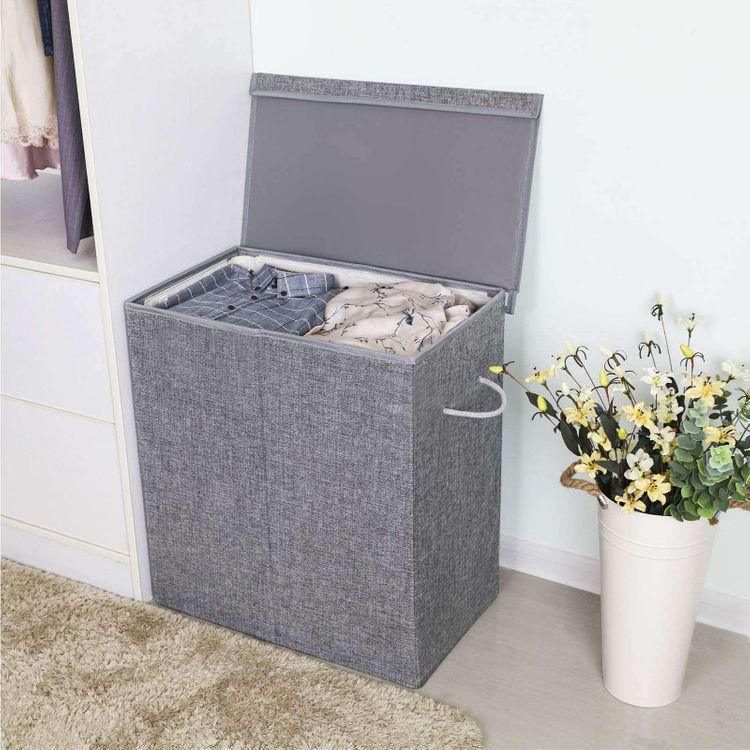 Fabric Double Laundry Hamper FredCo
