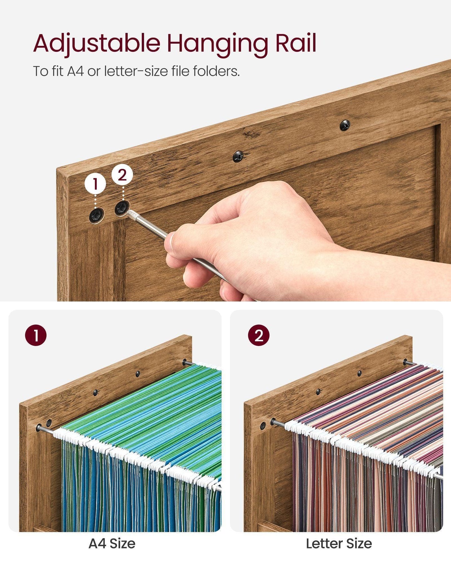 File Cabinet with 2 File Drawers FredCo