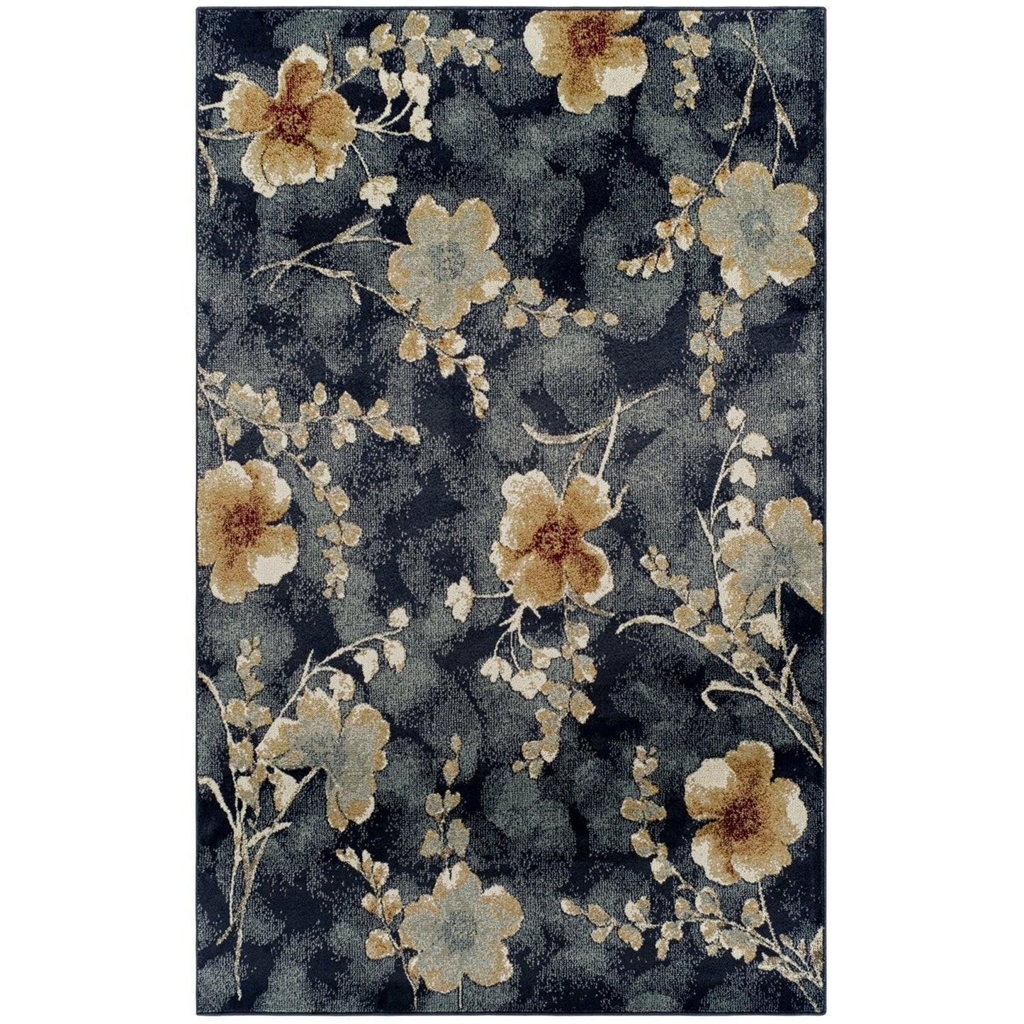 Fiore Modern Oriental Floral Rug FredCo