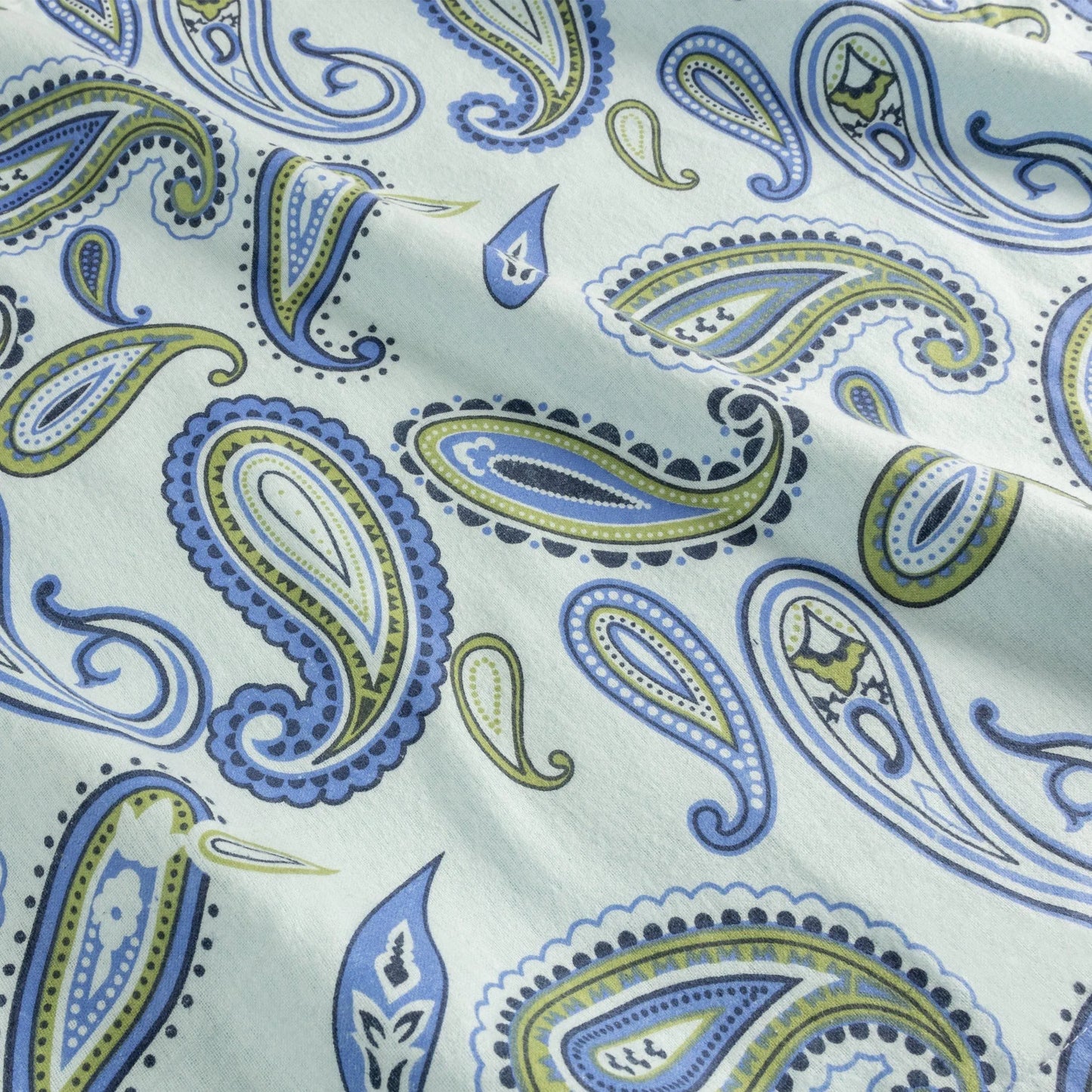 Flannel 100% Cotton All-Season Deep Pocket Paisley Sheet Set FredCo