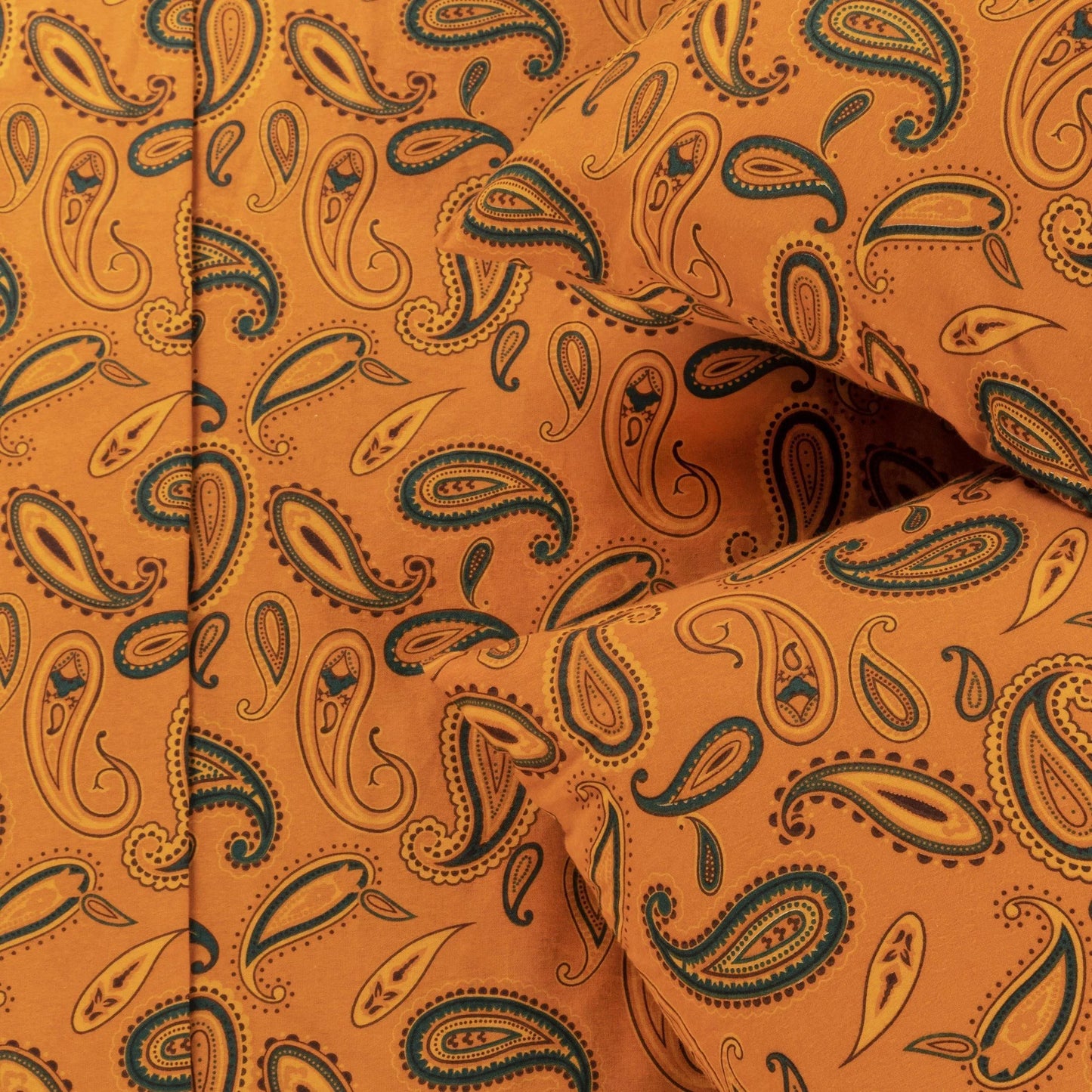 Flannel 100% Cotton All-Season Deep Pocket Paisley Sheet Set FredCo