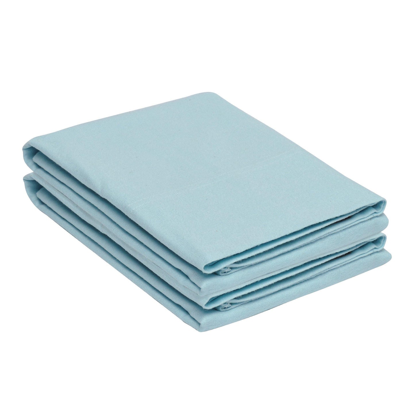 Flannel 100% Cotton Bedroom Favorite Solid Pillowcase Set FredCo