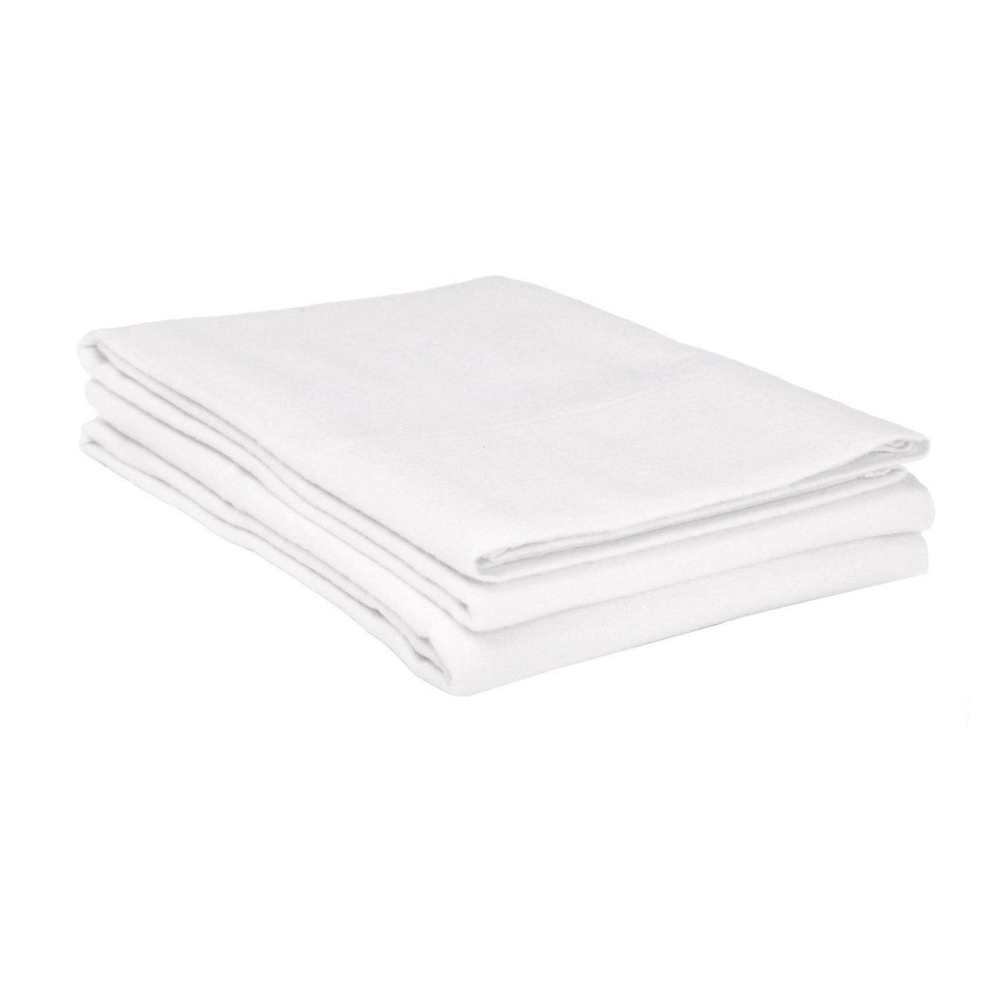 Flannel 100% Cotton Bedroom Favorite Solid Pillowcase Set FredCo
