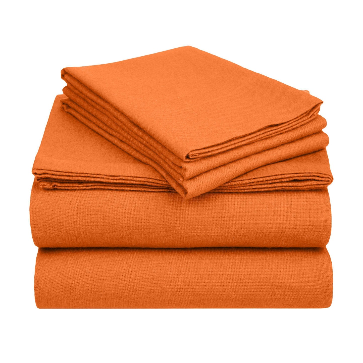 Flannel 100% Cotton Winter Favorite Deep Pocket Solid Sheet Set FredCo