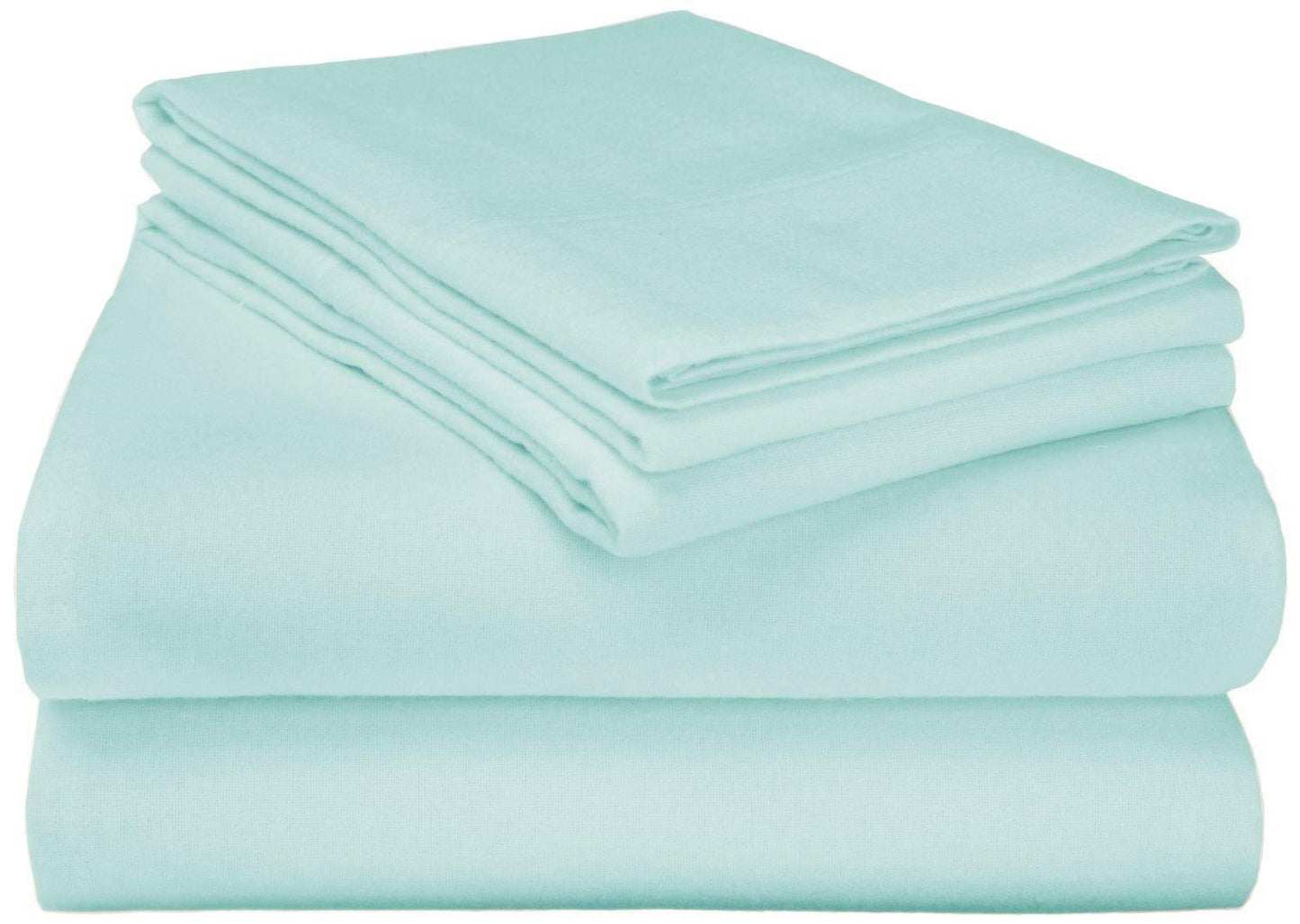 Flannel 100% Cotton Winter Favorite Deep Pocket Solid Sheet Set FredCo