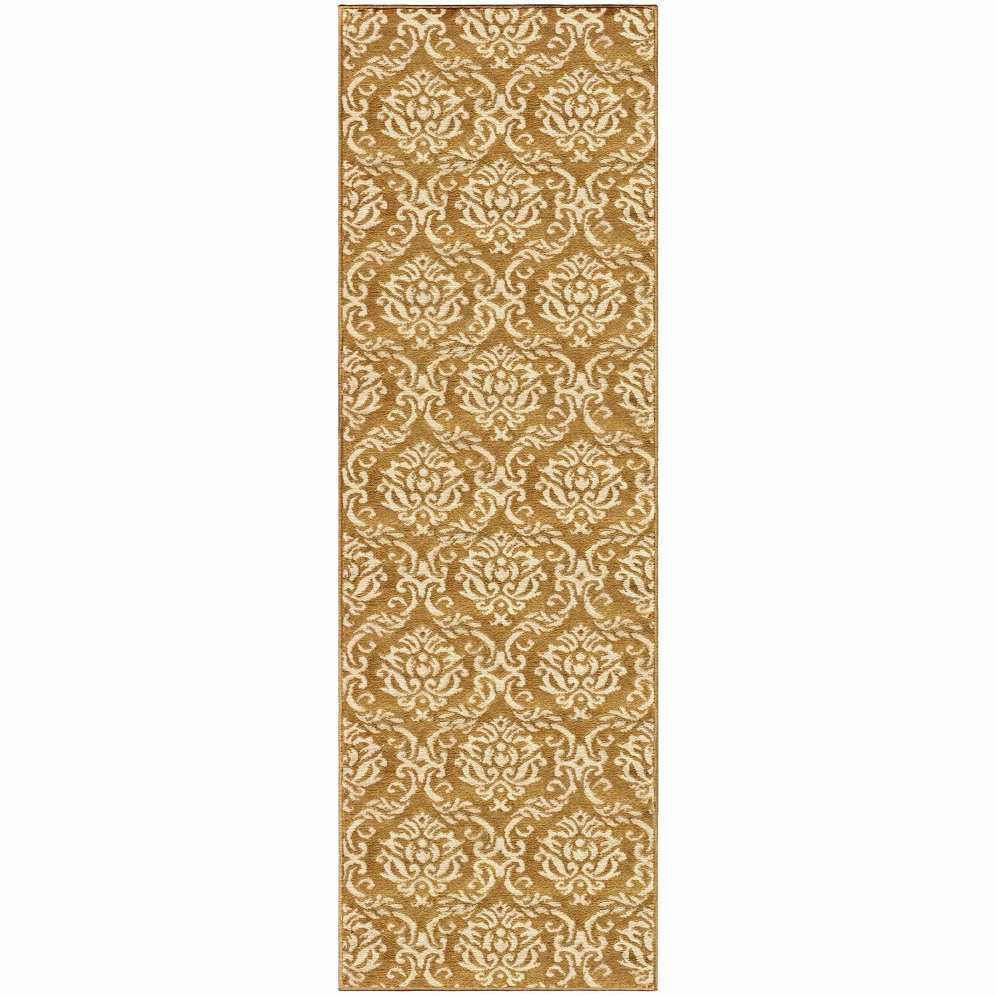Fleur Vintage Baroque Damask Rug FredCo