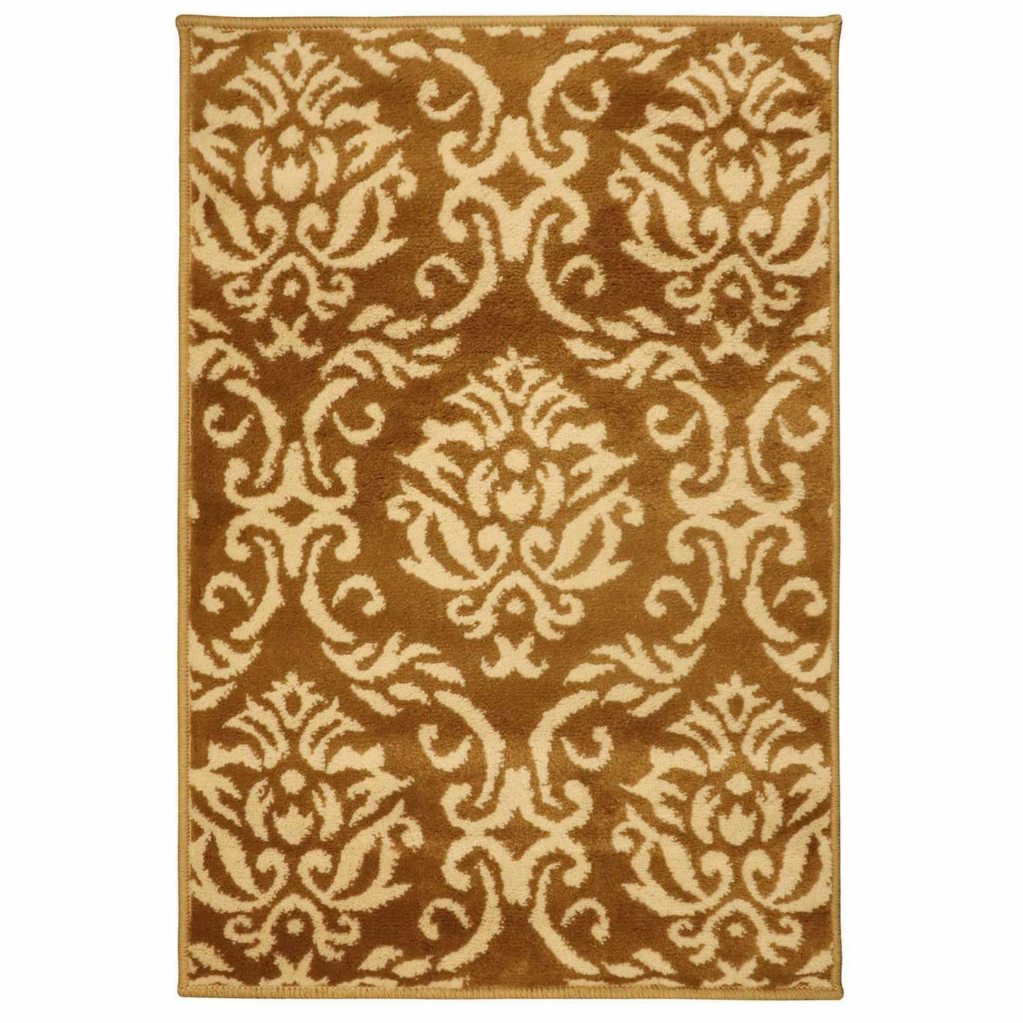 Fleur Vintage Baroque Damask Rug FredCo