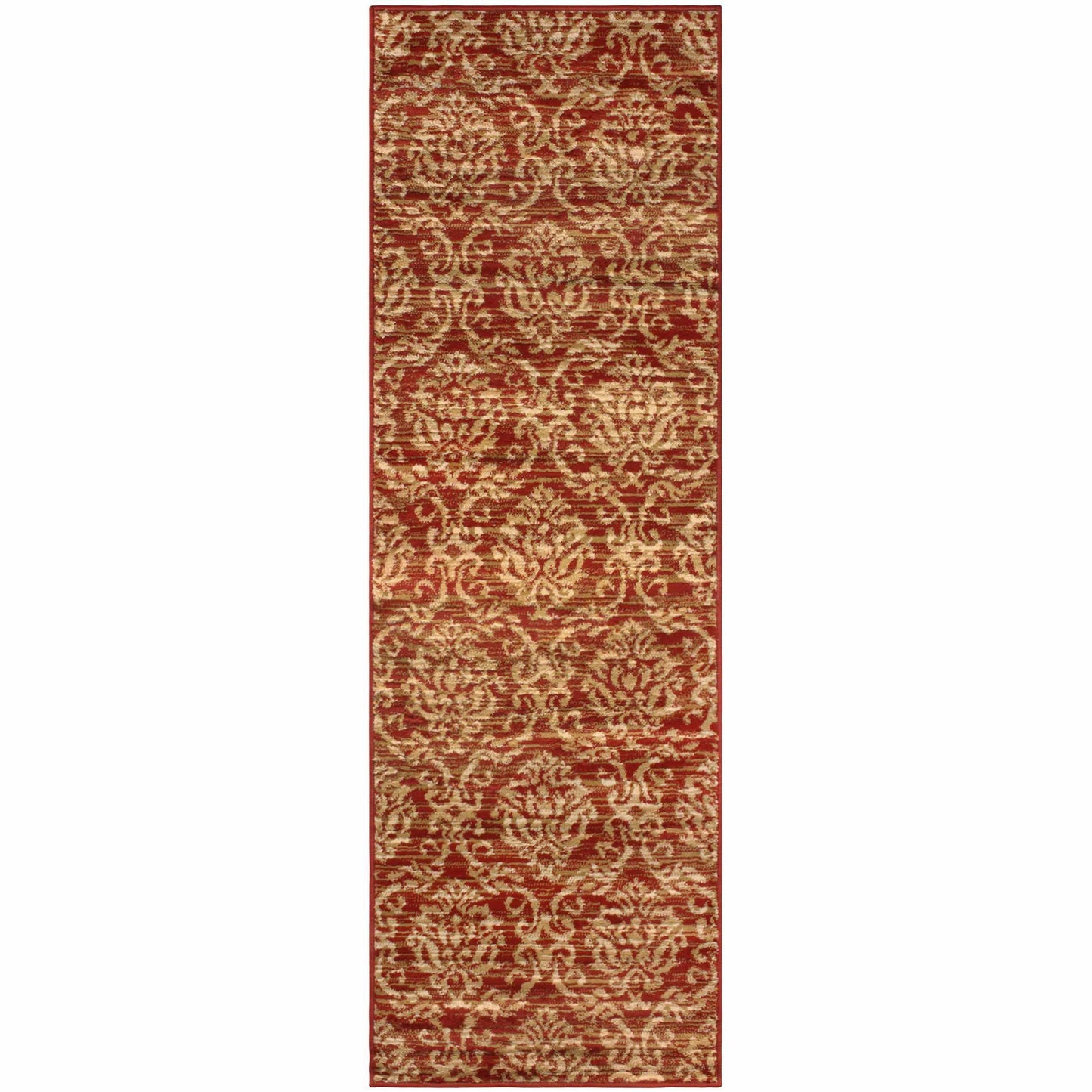 Fleur Vintage Baroque Damask Rug FredCo