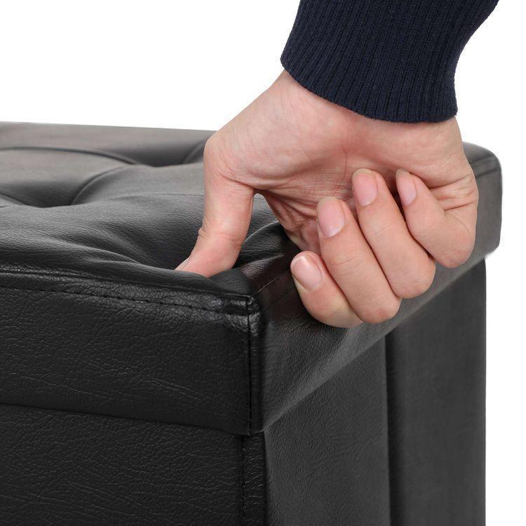 Flipping Lid Ottman Bench Black 30” L FredCo
