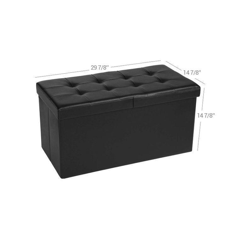 Flipping Lid Ottman Bench Black 30” L FredCo