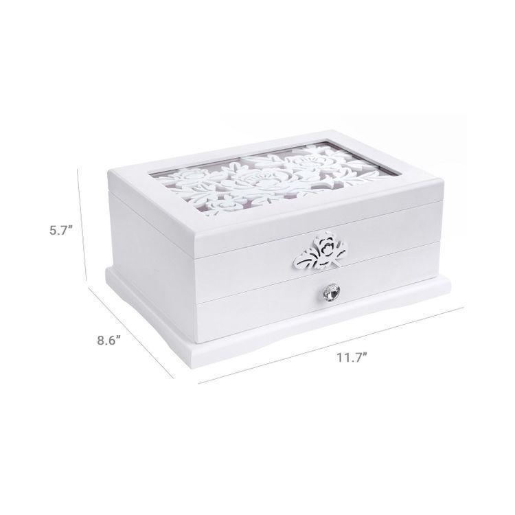 Flower Carving Jewelry Organizer FredCo