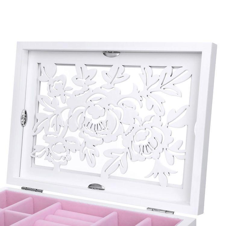 Flower Carving Jewelry Organizer FredCo