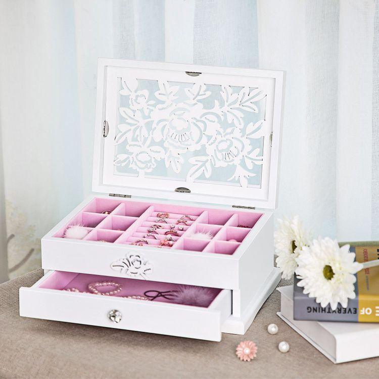 Flower Carving Jewelry Organizer FredCo