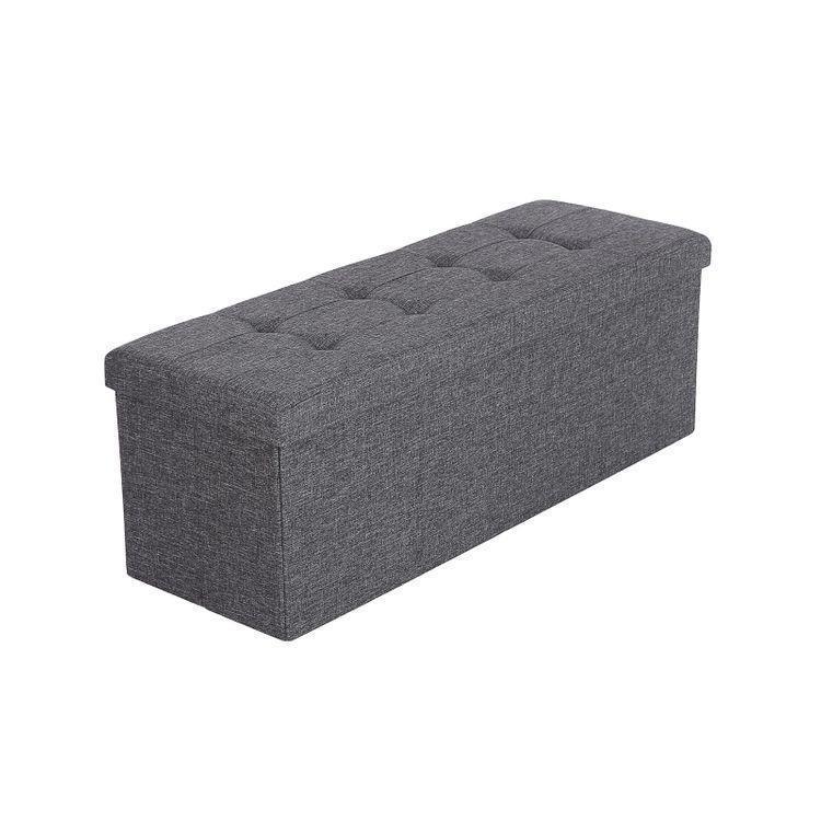 Folding Storage Ottoman Bench FredCo