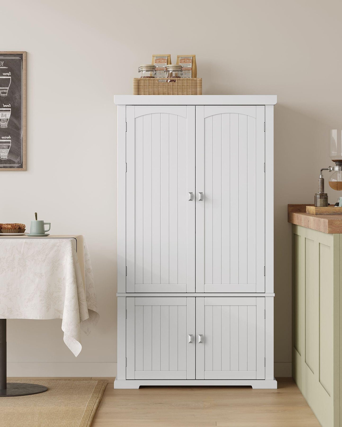 Freestanding Kitchen Pantry Cabinet FredCo