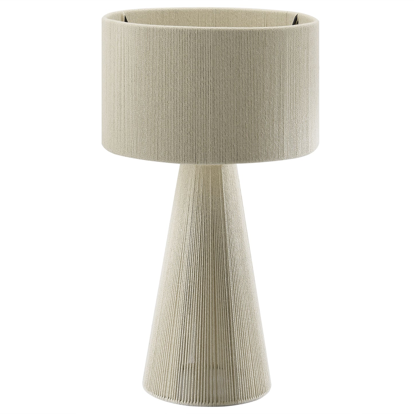 Gia Handwoven Cotton Thread Striped or Plain Table Lamp by Modway EEI-7262 FredCo
