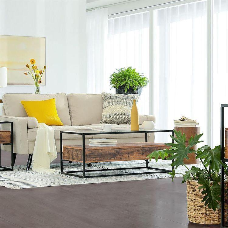 Glass Top Coffee Table FredCo