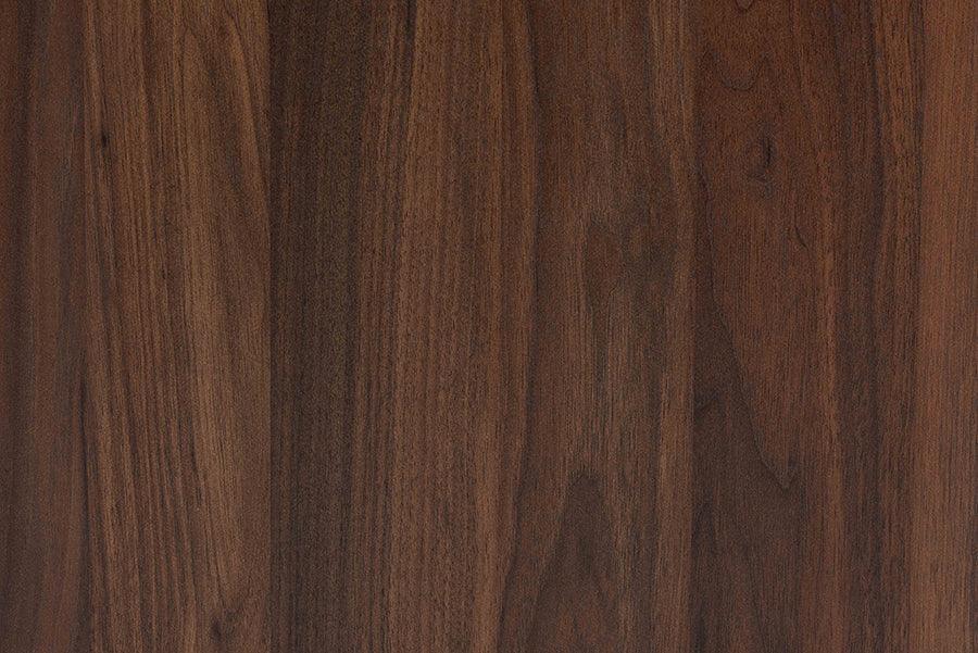 Graceland Mid-Century Modern Transitional Walnut Brown Finished Wood 2-Drawer Nightstand FredCo