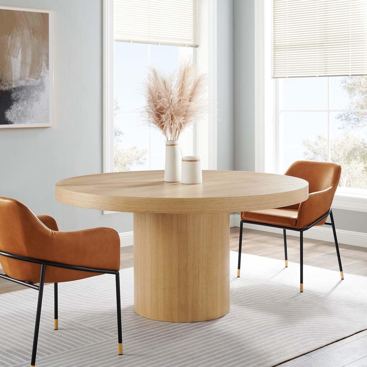 Gratify 60" Round Dining Table, EEI-4911 FredCo