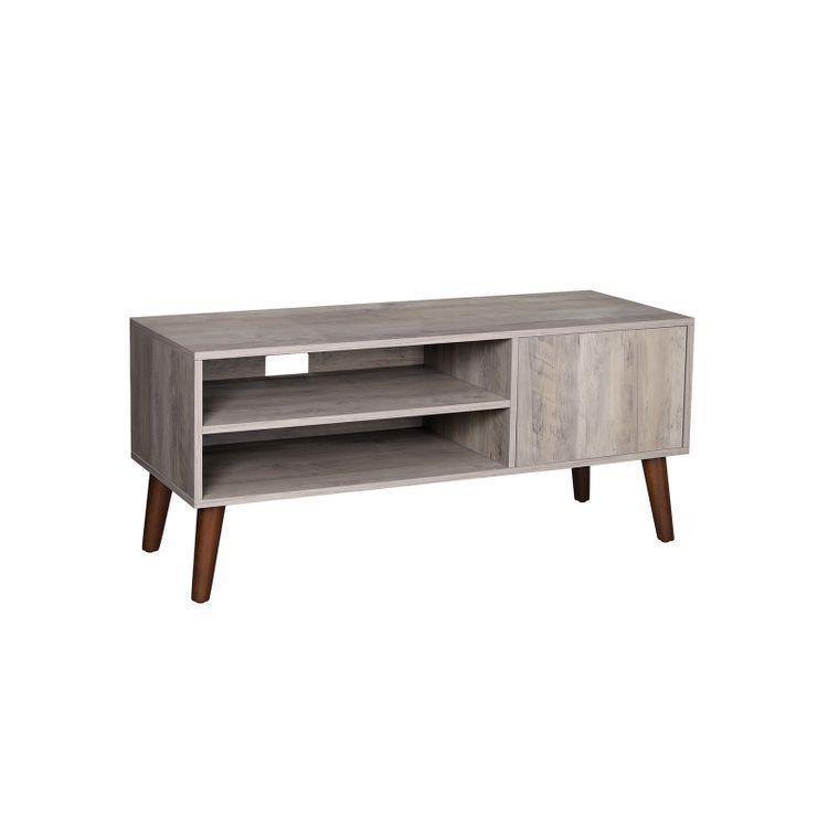 Greige Retro TV Stand FredCo