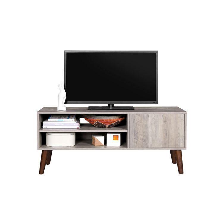 Greige Retro TV Stand FredCo