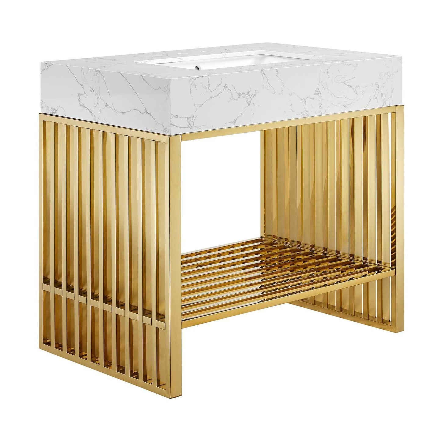Gridiron 36" Bathroom Vanity, EEI-6107 FredCo