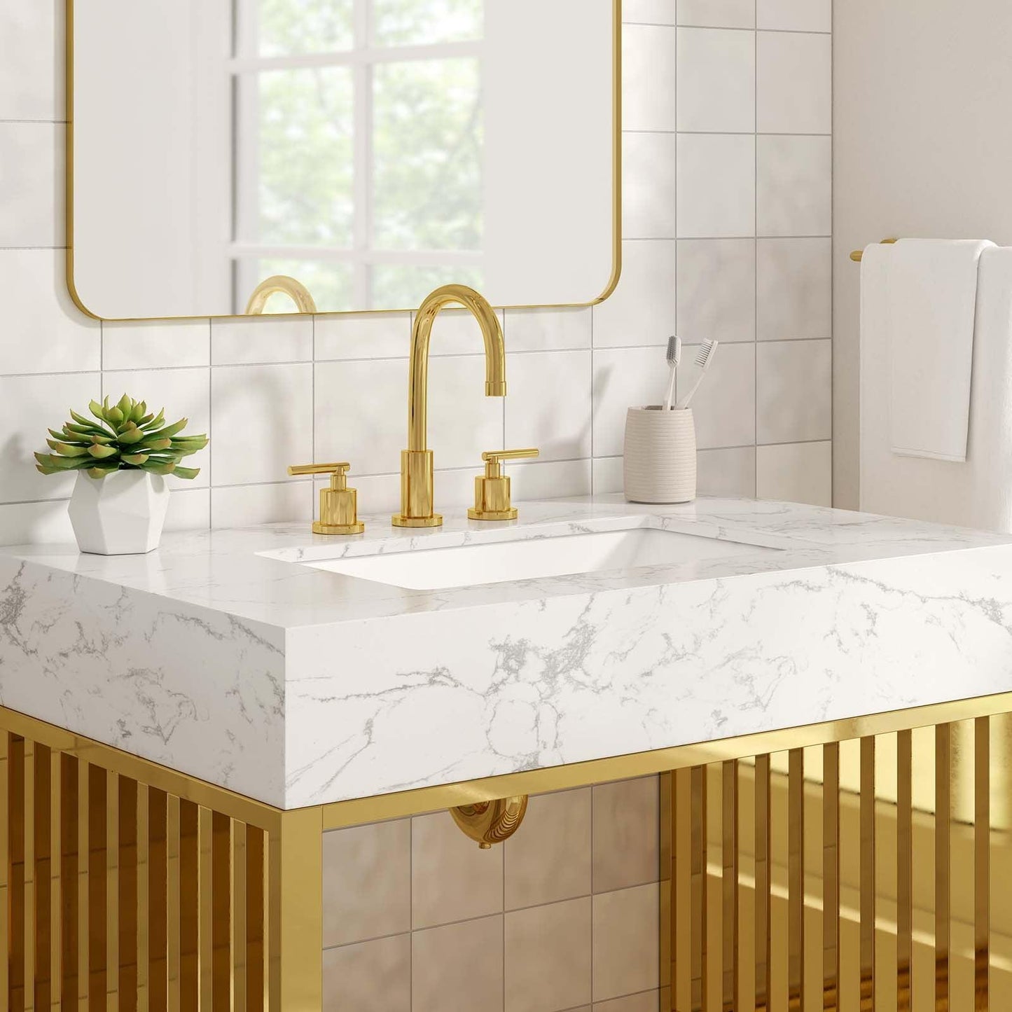 Gridiron 36" Bathroom Vanity, EEI-6107 FredCo