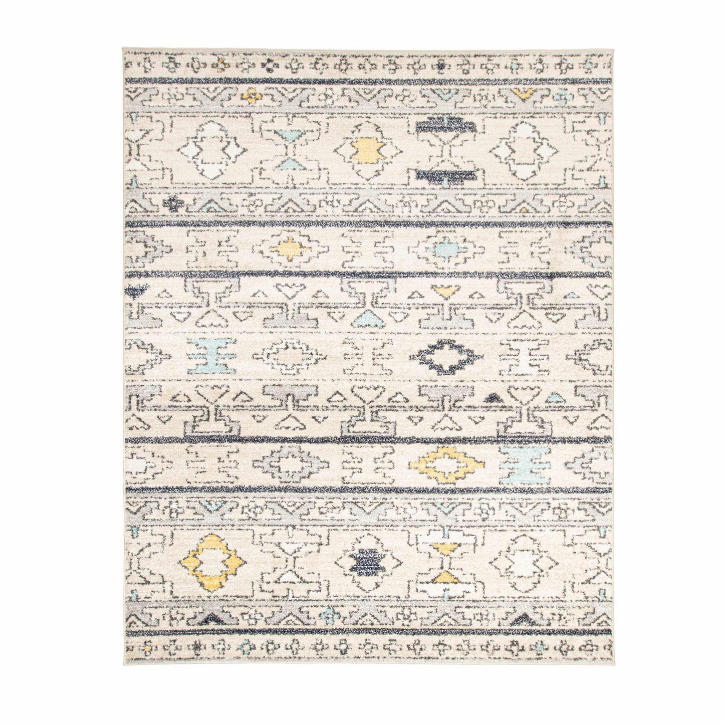 Hardyn Traditional Mid-Century Tribal Charcoal Rug FredCo