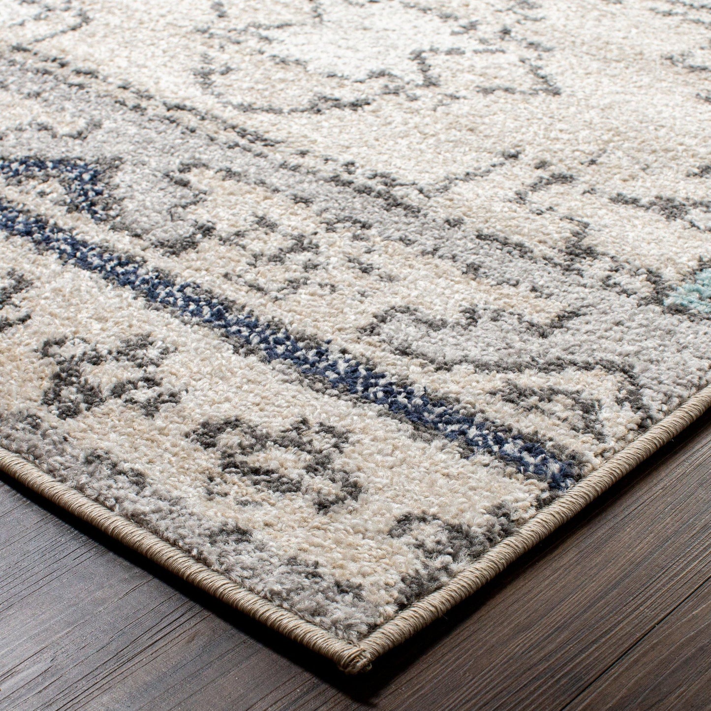 Hardyn Traditional Mid-Century Tribal Charcoal Rug FredCo