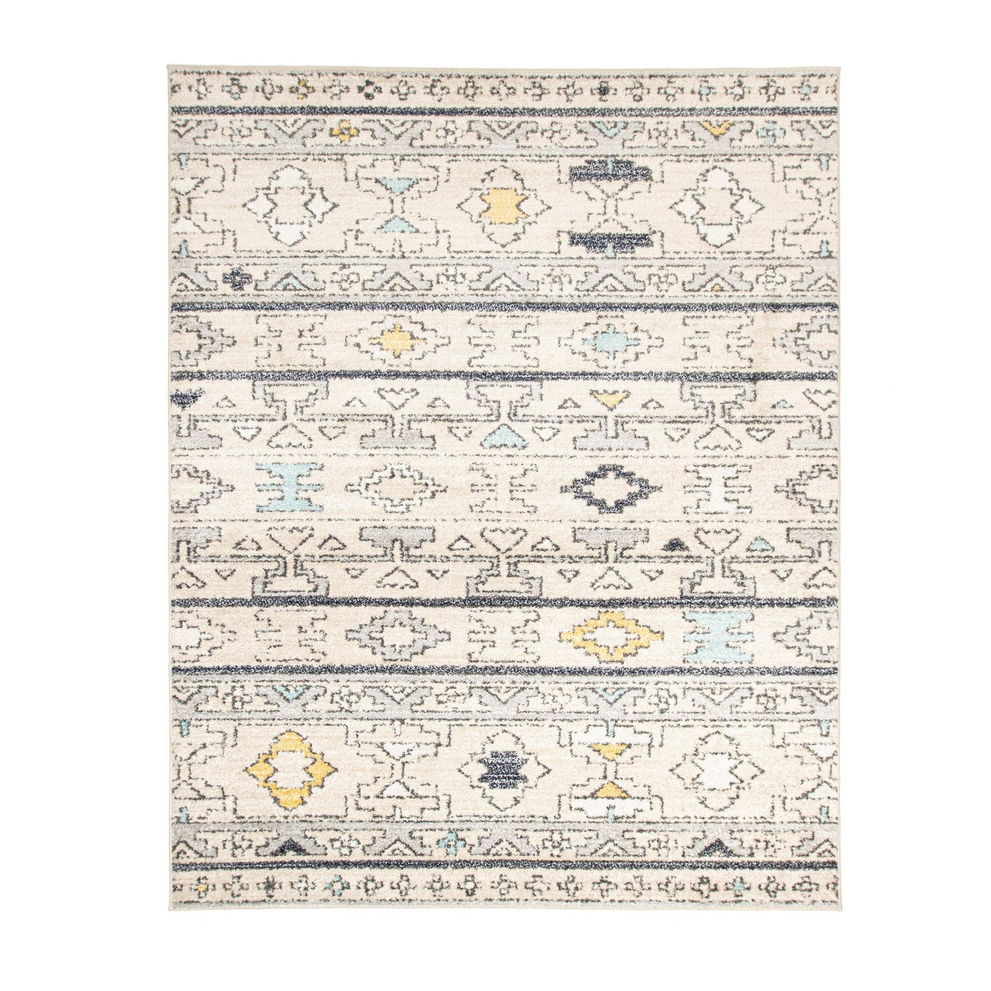 Hardyn Traditional Mid-Century Tribal Charcoal Rug FredCo