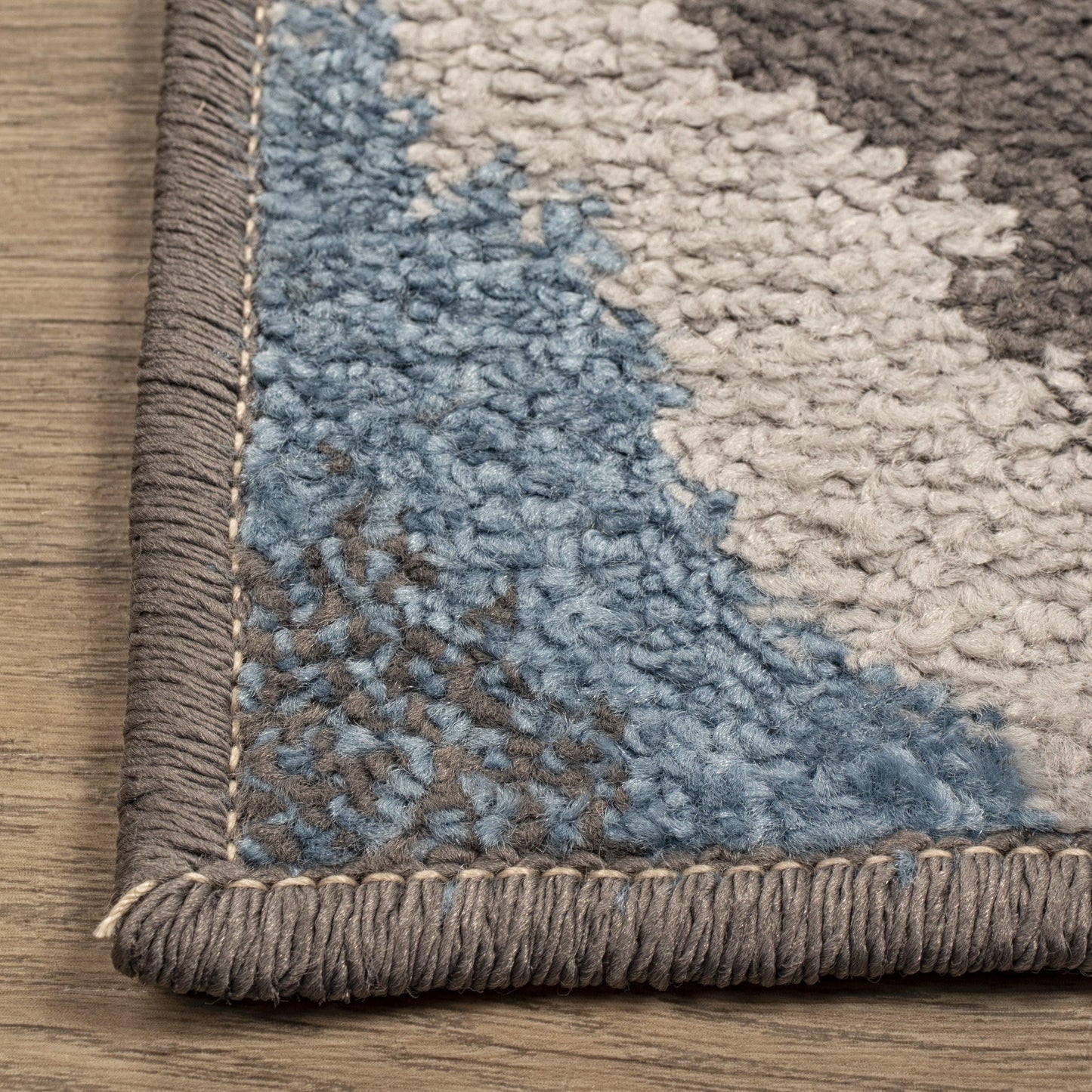 Harlequinn Contemporary Ikat Diamond Design Rug FredCo
