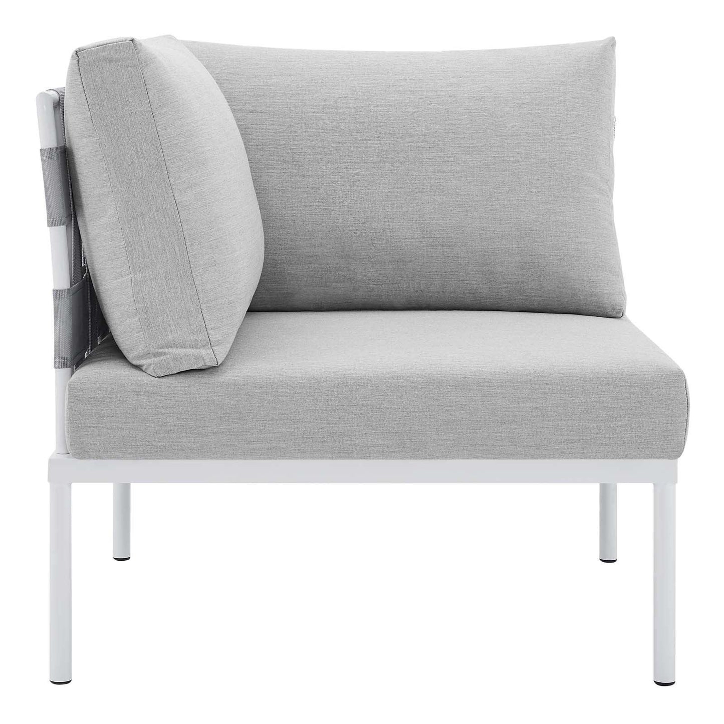 Harmony 6-Piece Sunbrella Outdoor Patio Aluminum Sectional Sofa Set, EEI-4929 FredCo