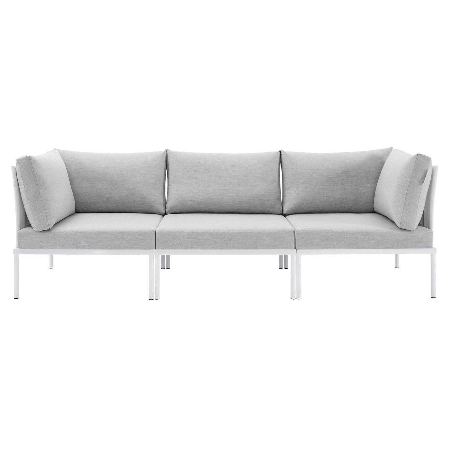Harmony Sunbrella Outdoor Patio Aluminum Sofa, EEI-4967 FredCo