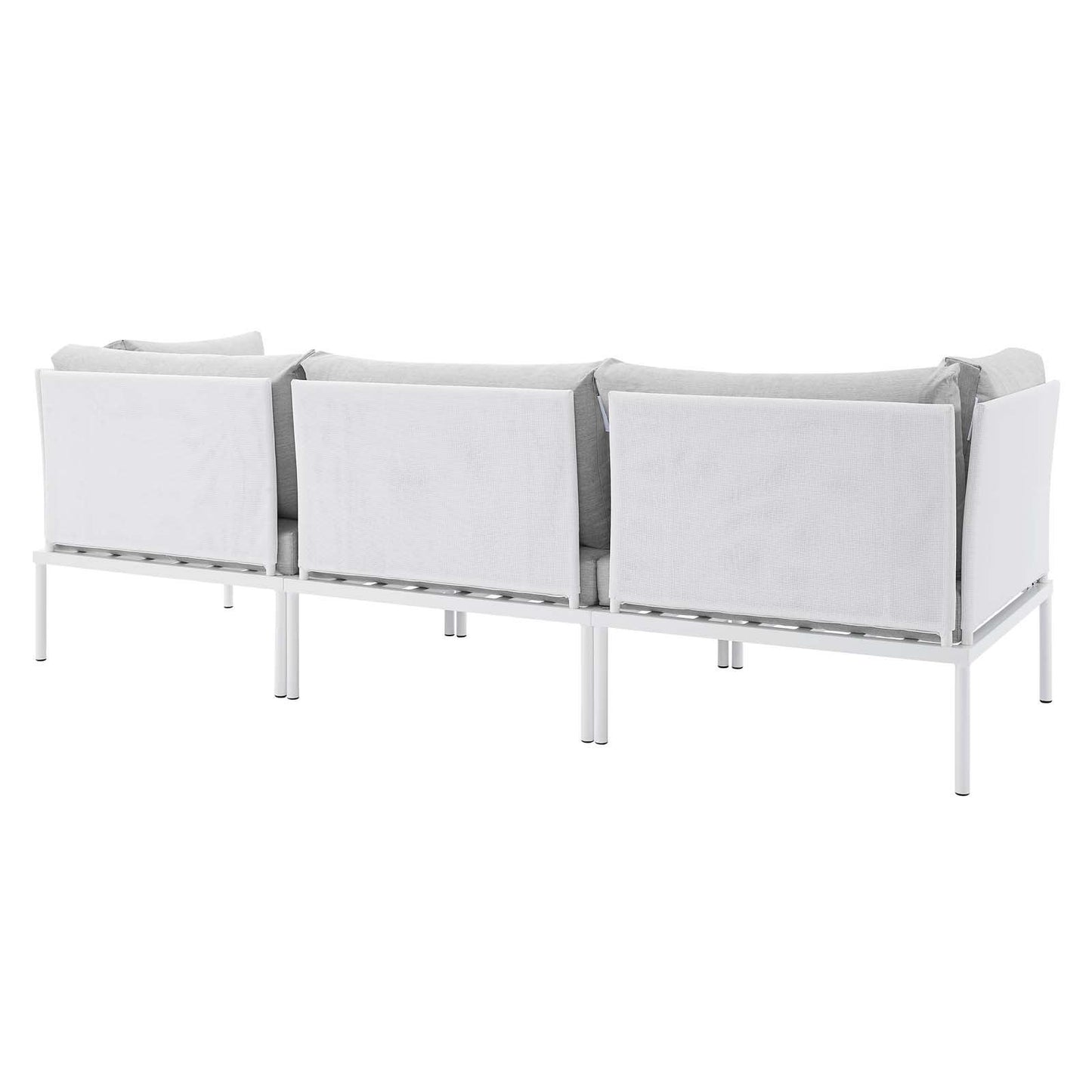 Harmony Sunbrella Outdoor Patio Aluminum Sofa, EEI-4967 FredCo