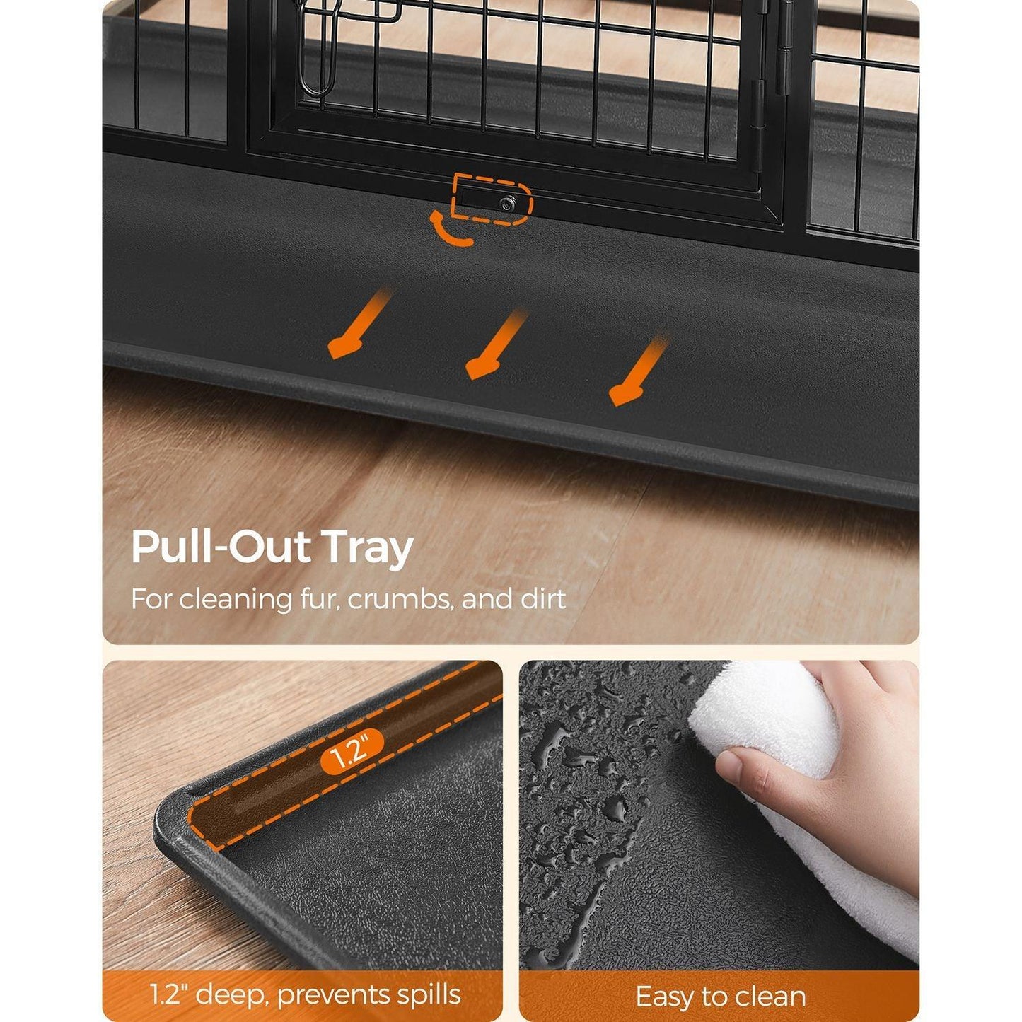 Heavy-Duty Dog Crate with Metal Frame FredCo