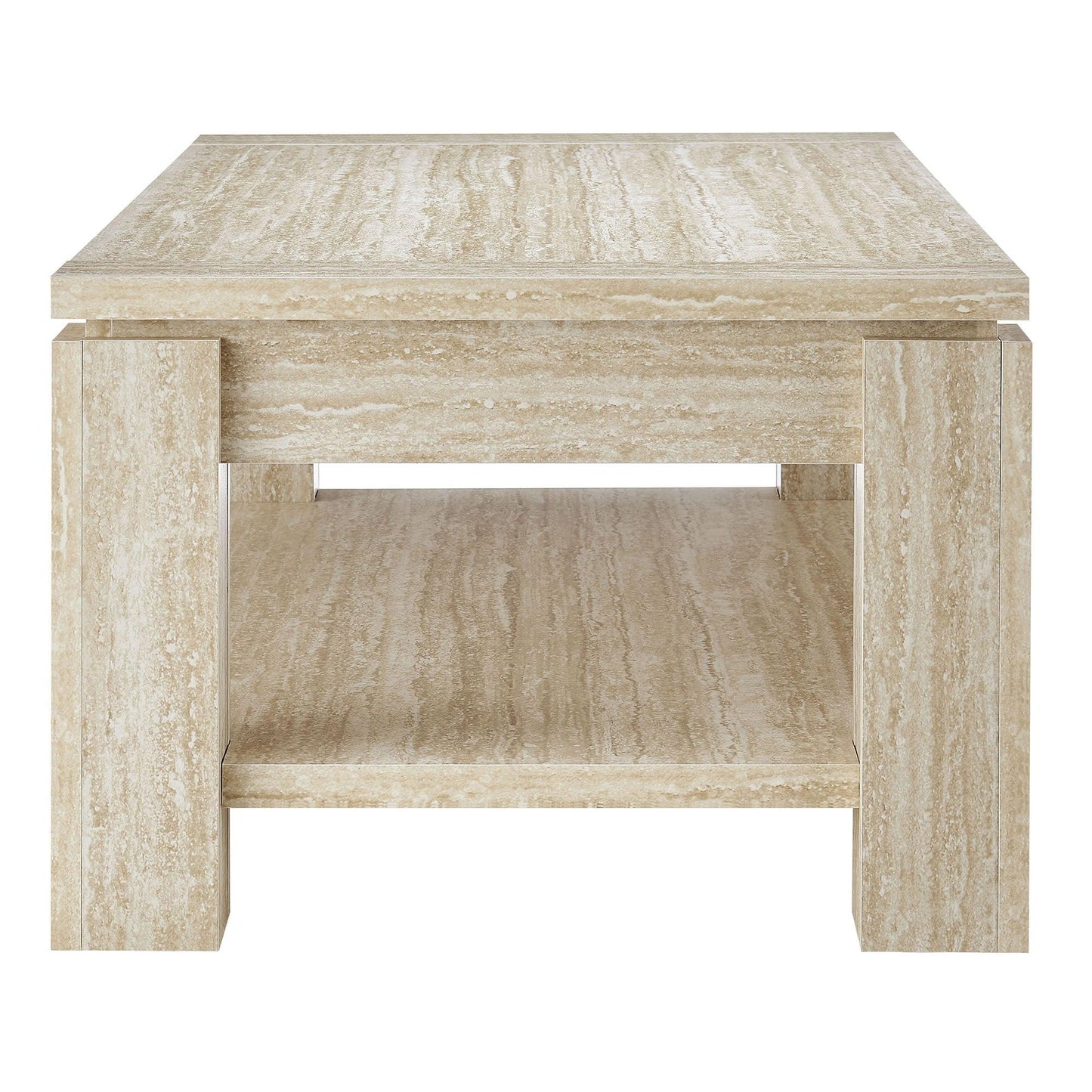 Hollis Travertine Coffee Table by Modway FredCo