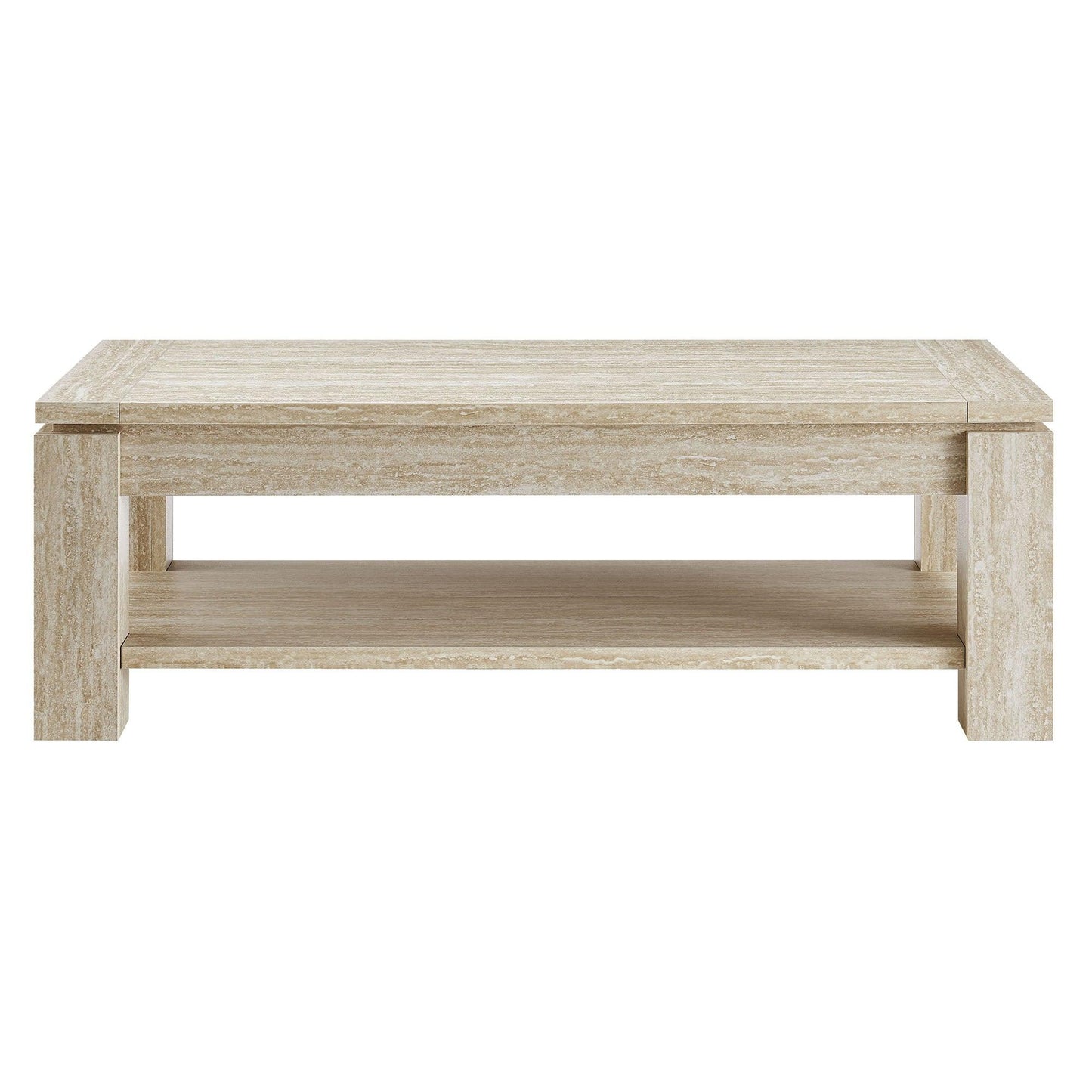 Hollis Travertine Coffee Table by Modway FredCo