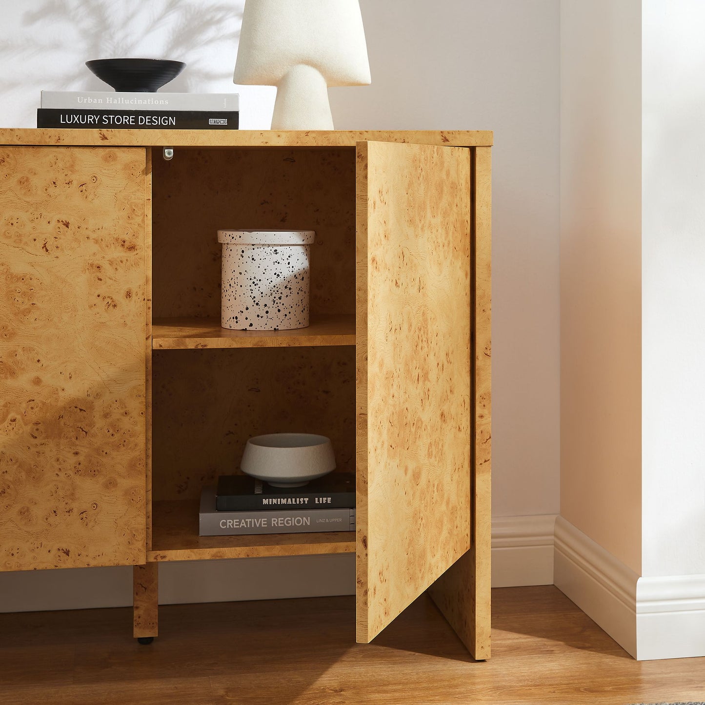 Hudson 40" Burl Wood Sideboard by Modway EEI-6859 FredCo
