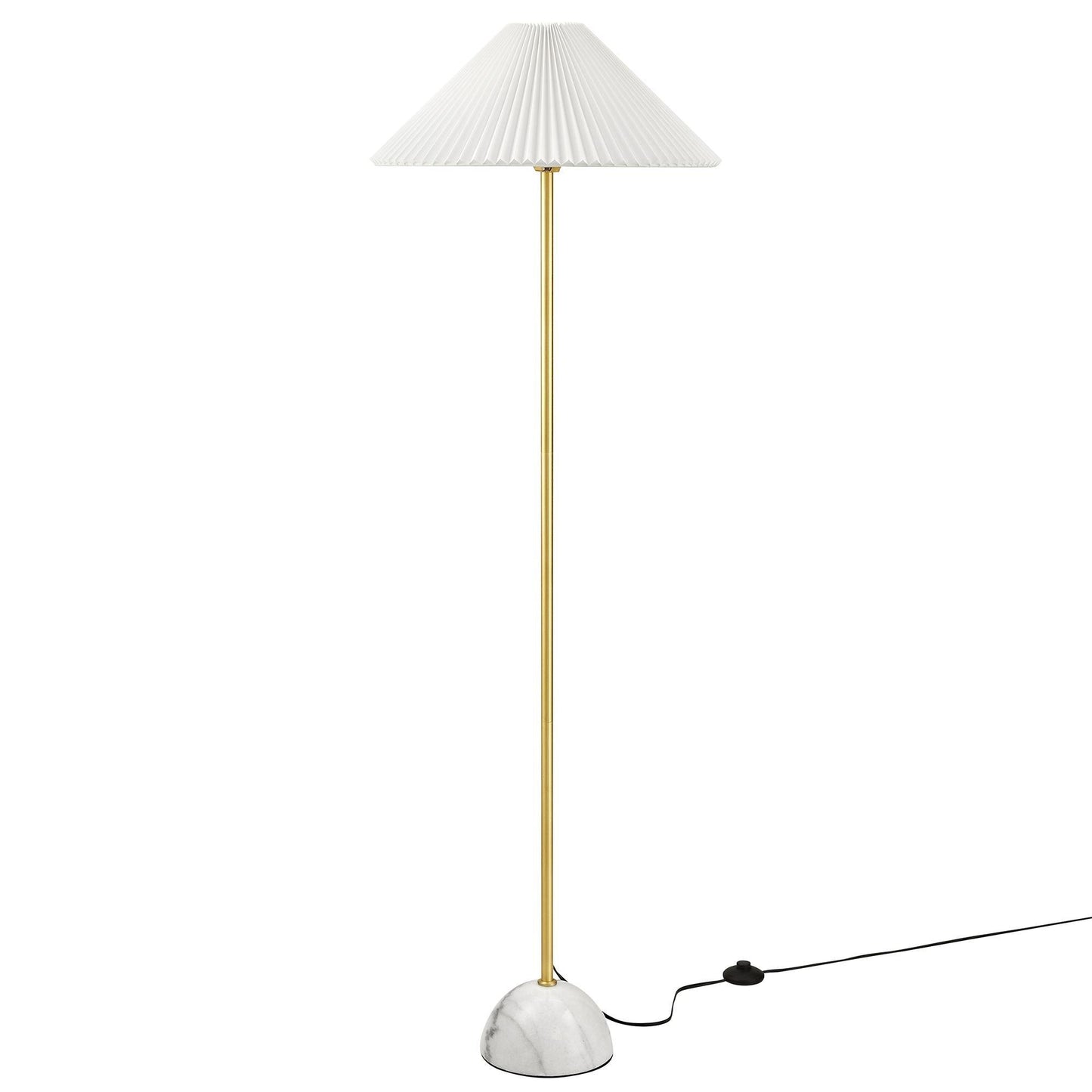 Illusion Marble Dome Floor Lamp by Modway FredCo