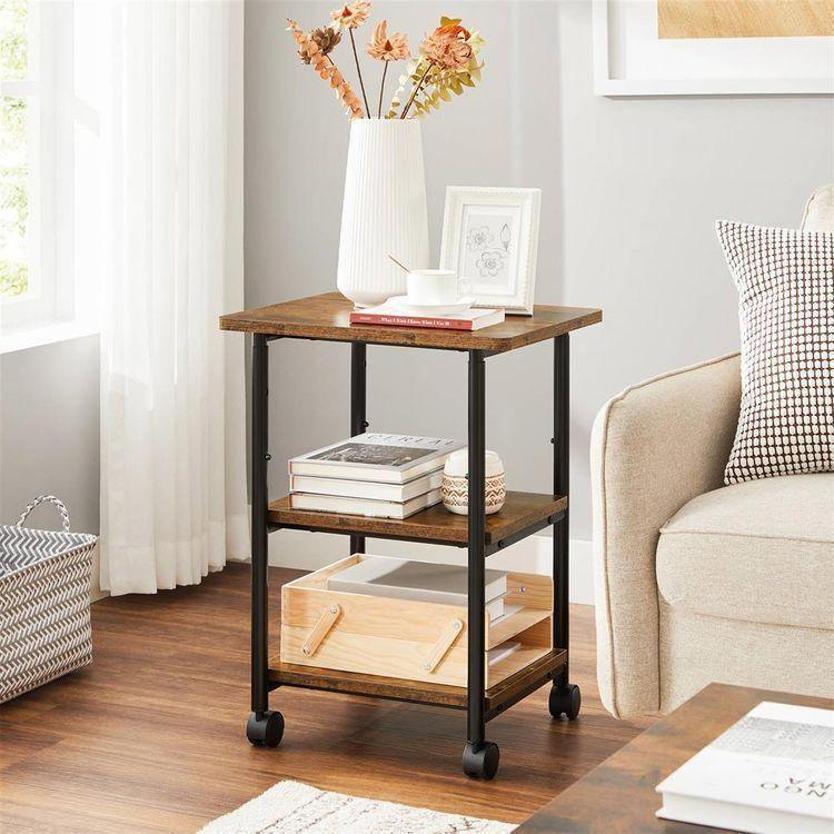 Industrial Printer Stand Rustic FredCo