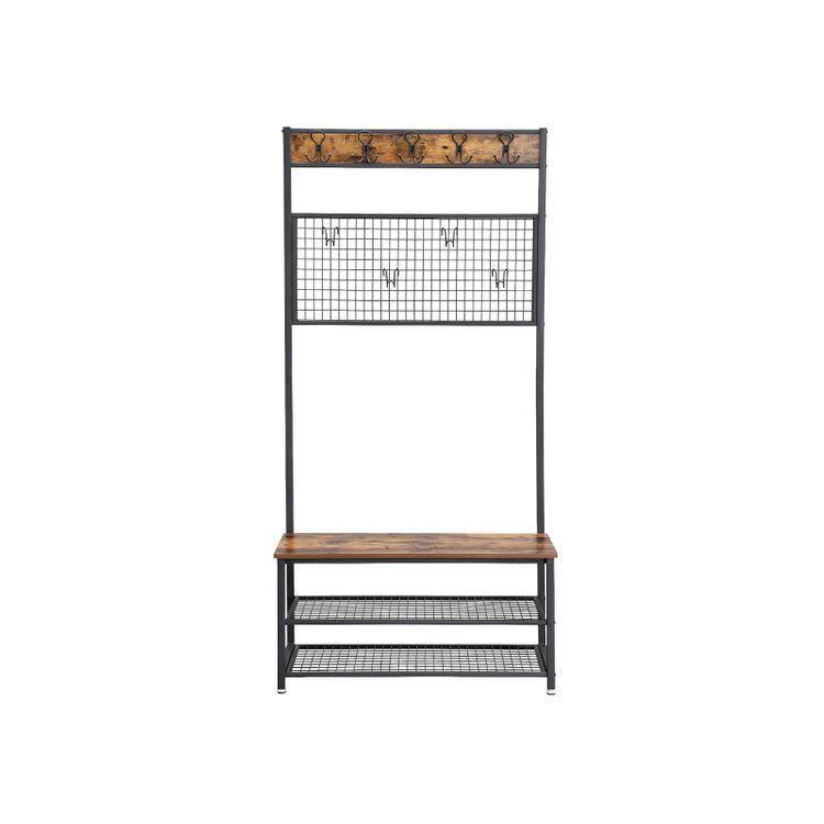 Industrial Shoe Rack Bench FredCo