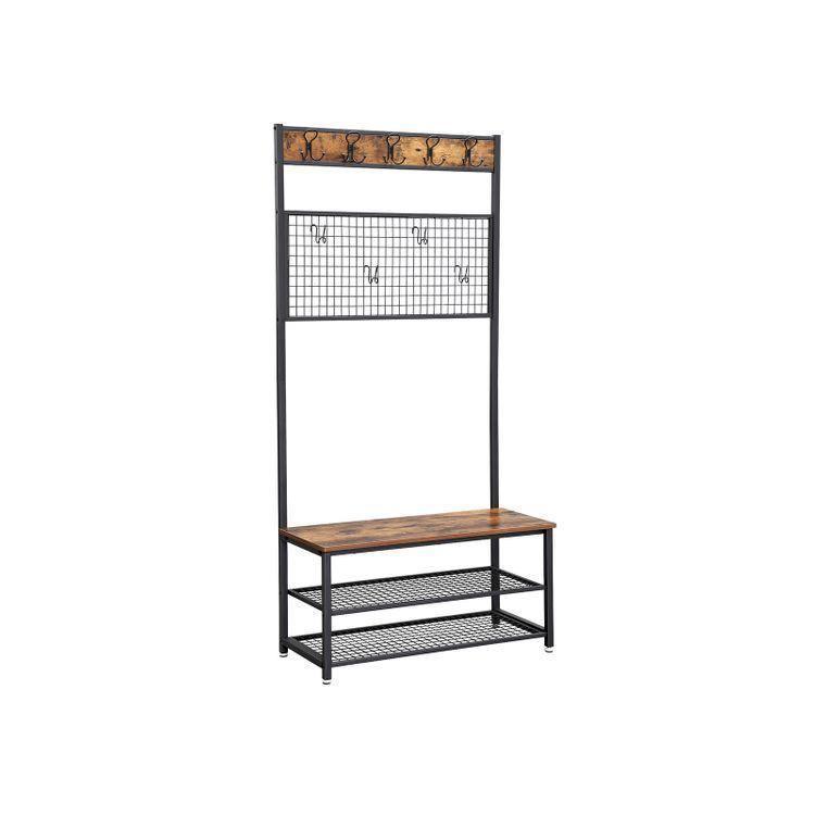 Industrial Shoe Rack Bench FredCo