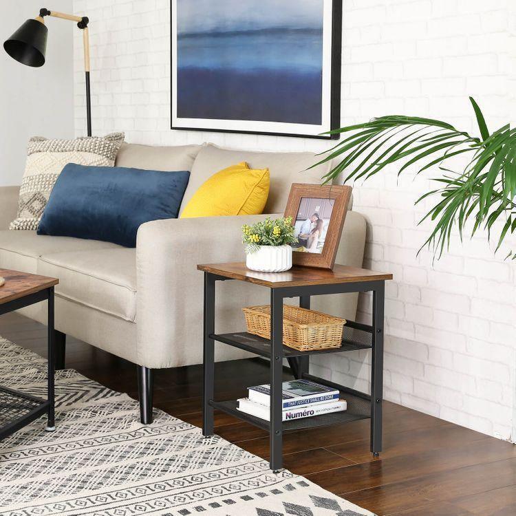 Industrial Side End Table FredCo