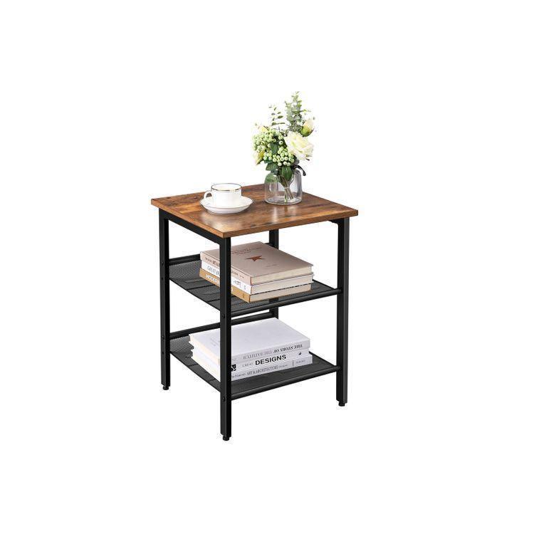 Industrial Side End Table FredCo