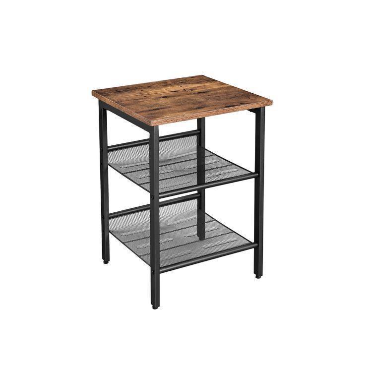 Industrial Side End Table FredCo