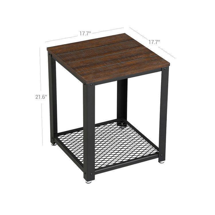 Industrial Style Nightstand FredCo